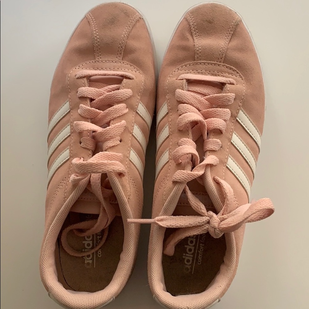Adidas pink shoes